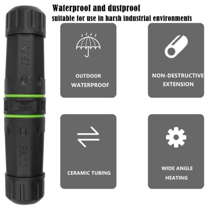 IP68 wasserdichter SC-Glasfaserkoppler/-Adapter – Bild 4