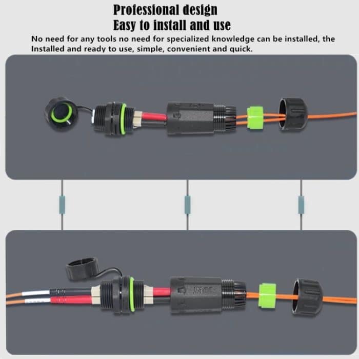 IP68 wasserdichter LC SC Glasfaser-Koppler/Adapter, SC Single Core, SC Dual Core, LC Dual Core – Bild 5