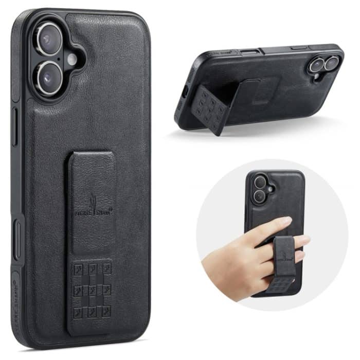 EDA007281304A.jpg Fierre Shann Ölwachs-Telefonhülle aus Rindsleder mit Halterung auf der Rückseite, For iPhone 16, For iPhone 15 Pro Max, For iPhone 15 Pro, For iPhone 15 Plus – Bild 1