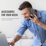 Fierre Shann Ölwachs-Telefonhülle aus Rindsleder mit Halterung auf der Rückseite, For iPhone 12 / 12 Pro, For iPhone 12 Pro Max – Bild 6