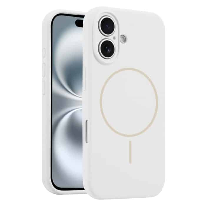 EDA007286316A.jpg MagSafe-Telefonhülle aus flüssigem Silikon mit feiner Öffnung, For iPhone 16 Plus, For iPhone 16 – Bild 1