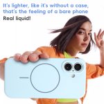 MagSafe-Telefonhülle aus flüssigem Silikon mit feiner Öffnung, For iPhone 15, For iPhone 14 Plus, For iPhone 14 – Bild 4