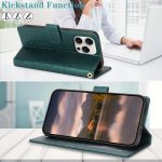 Handyhülle aus Leder mit Pfingstrosen-Blumen-Aufdruck, For iPhone 16 Pro Max, For iPhone 16 Pro, For iPhone 16 Plus, For iPhone 16 – Bild 5