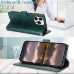 Handyhülle aus Leder mit Pfingstrosen-Blumen-Aufdruck, For iPhone 15 Pro Max, For iPhone 15 Pro, For iPhone 15 Plus, For iPhone 15 – Bild 5