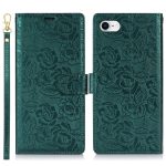 Handyhülle aus Leder mit Pfingstrosen-Blumen-Aufdruck, For iPhone 7 / 8 / SE 2022, For iPhone 13 Pro Max, For iPhone 13 Pro, For iPhone 13 mini – Bild 2