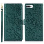 Handyhülle aus Leder mit Pfingstrosen-Blumen-Aufdruck, For iPhone 7 Plus / 8 Plus – Bild 2