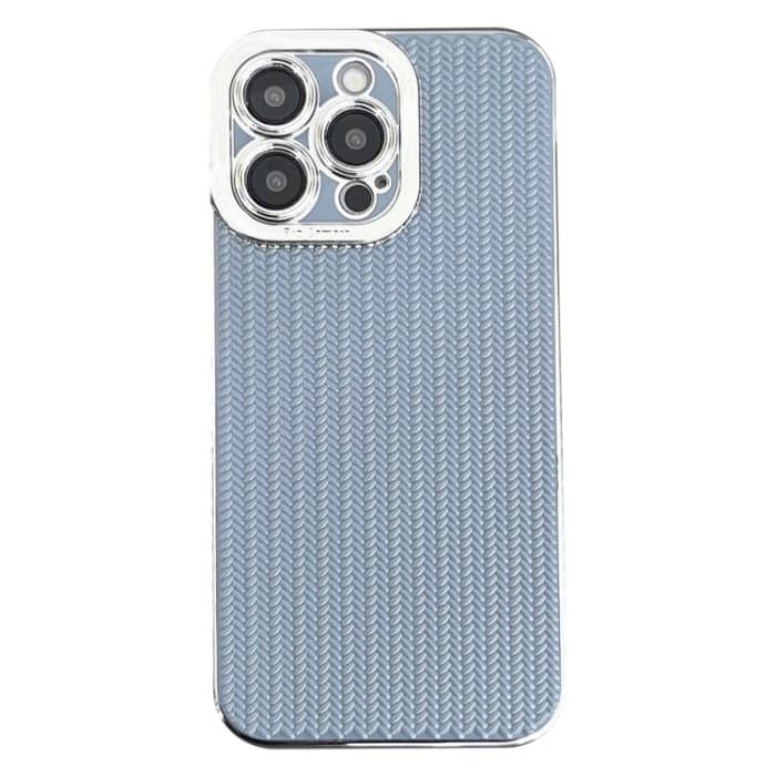 Galvanisierte TPU-Telefonhülle mit silberner Randkörnung, For iPhone 16 Pro Max, For iPhone 16 Pro, For iPhone 16 Plus, For iPhone 16 – Bild 1