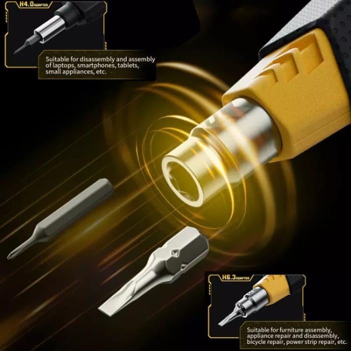 JAKEMY JM-8197 16 in 1 Manueller magnetischer Präzisionsschraubendreher mit hoher Härte – Bild 3