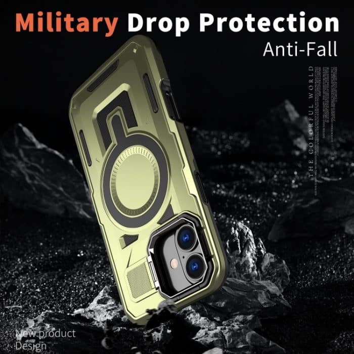 Shield Hollow Frame Halter MagSafe Telefonhülle, For iPhone 16, For iPhone 15 Pro Max, For iPhone 15 Pro – Bild 5