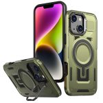 Shield Hollow Frame Halter MagSafe Telefonhülle, For iPhone 14, For iPhone 14 Pro, For iPhone 13 Pro Max