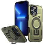 Shield Hollow Frame Halter MagSafe Telefonhülle, For iPhone 13 Pro, For iPhone 13, For iPhone 12 / 12 Pro