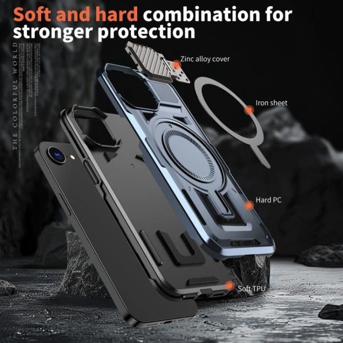 Schildrahmenhalter MagSafe Telefonhülle, For iPhone 16e, For iPhone 16 Pro Max, For iPhone 16 Pro – Bild 5