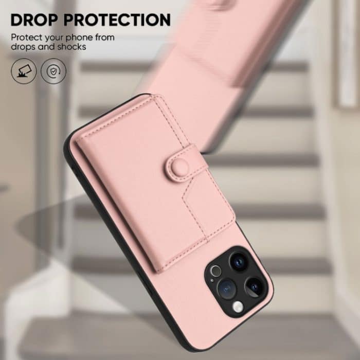 RFID-Schutzhülle mit Knopfkartenfach, For iPhone 15 Pro Max, For iPhone 15 Pro, For iPhone 15 Plus, For iPhone 15 – Bild 4