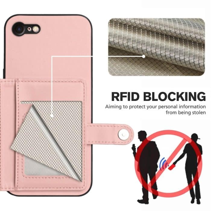 RFID-Schutzhülle mit Knopfkartenfach, For iPhone SE 2022 / 2020, For iPhone 13 Pro Max, For iPhone 13 Pro, For iPhone 13 – Bild 3
