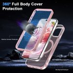 Frosted Skin Feel MagSafe Holder 360 Ganzkörper-Telefonhülle, For iPhone 14 Plus, For iPhone 14, For iPhone 14 Pro, For iPhone 14 Pro Max – Bild 4