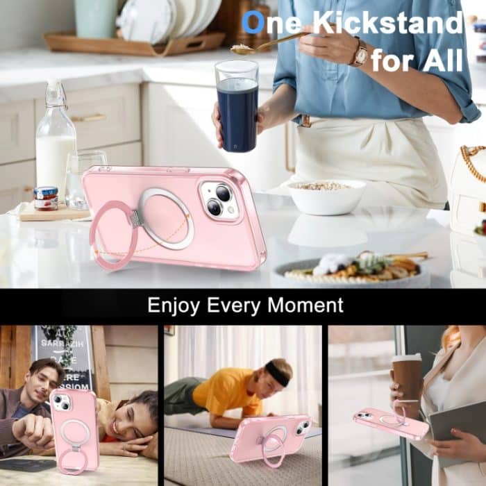 Frosted Skin Feel MagSafe Holder 360 Ganzkörper-Telefonhülle, For iPhone 14 Plus, For iPhone 14, For iPhone 14 Pro, For iPhone 14 Pro Max – Bild 6