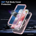 Frosted Skin Feel MagSafe Holder 360 Ganzkörper-Telefonhülle, For iPhone 13 Pro Max, For iPhone 13 Pro, For iPhone 13 – Bild 4