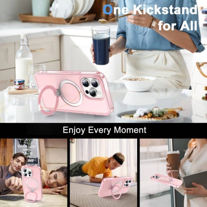 Frosted Skin Feel MagSafe Holder 360 Ganzkörper-Telefonhülle, For iPhone 13 Pro Max, For iPhone 13 Pro, For iPhone 13 – Bild 6