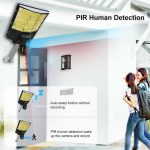 Solar-Straßenlaterne mit V380 4G WiFi 10X Dual-Lens-Überwachungs-HD-Kamera, No SD Card, 64GB SD Card, 128GB SD Card – Bild 7