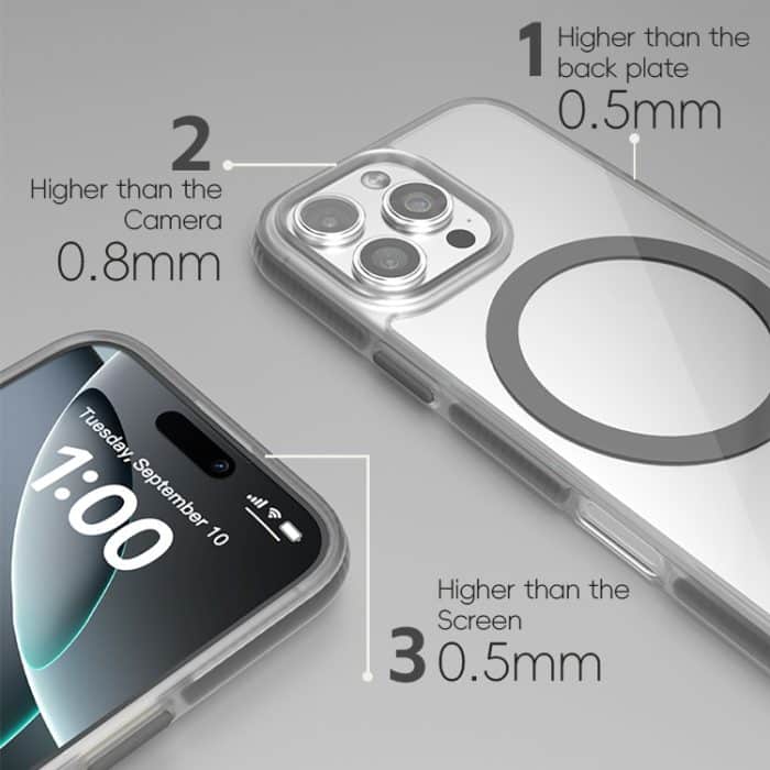 Ice Skin MagSafe PC Hybrid TPU-Telefonhülle, For iPhone 13 Pro Max, For iPhone 13 Pro, For iPhone 13, For iPhone 12 – Bild 6