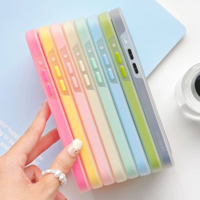 Skin Feeling Jelly Series TPU + PC Handyhülle mit vollständiger Abdeckung, For iPhone 15 Plus, For iPhone 15, For iPhone 14 Plus – Bild 4