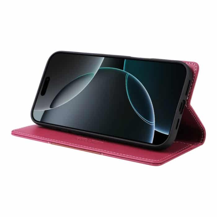 GQUTROBE G01 RFID Anti-Diebstahl-Telefonhülle aus Leder, For iPhone 13 Pro Max, For iPhone 13 Pro, For iPhone 12, For iPhone 12 Pro Max – Bild 4