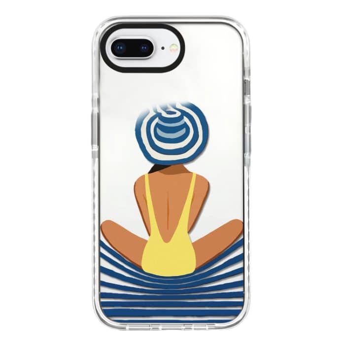 Einfaches Illustrationsmuster Vollständige Abdeckung Handyhülle, For iPhone 7 Plus / 8 Plus – Bild 1