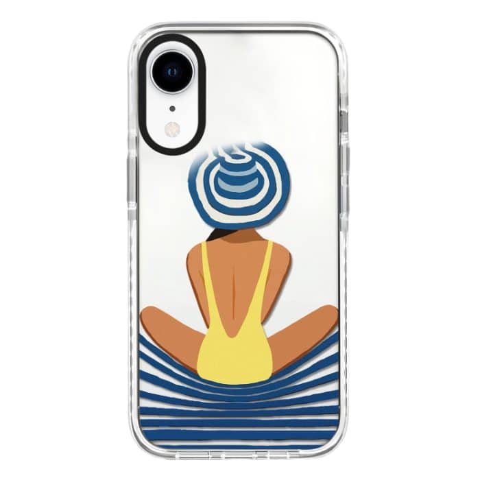 Einfaches Illustrationsmuster Vollständige Abdeckung Handyhülle, For iPhone XR – Bild 1