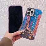 Einfaches Illustrationsmuster Vollständige Abdeckung Handyhülle, For iPhone 15 Plus – Bild 2