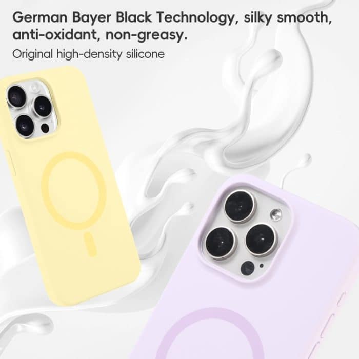 MagSafe-Telefonhülle aus flüssigem Silikon in Reinfarbe, For iPhone 15 Pro Max, For iPhone 15 Pro – Bild 7