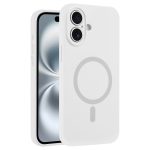 MagSafe-Telefonhülle aus flüssigem Silikon mit feiner Öffnung und reiner Farbe, For iPhone 16 Plus, For iPhone 16