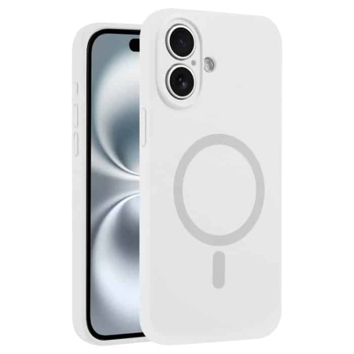 MagSafe-Telefonhülle aus flüssigem Silikon mit feiner Öffnung und reiner Farbe, For iPhone 16 Plus, For iPhone 16 – Bild 1