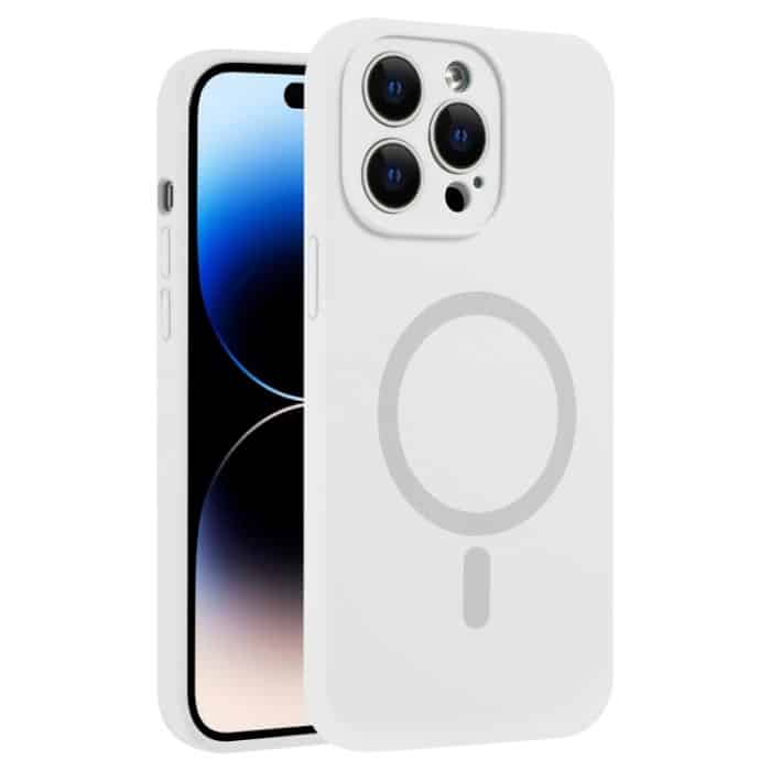 MagSafe-Telefonhülle aus flüssigem Silikon mit feiner Öffnung und reiner Farbe, For iPhone 14 Pro, For iPhone 14 Pro Max – Bild 1
