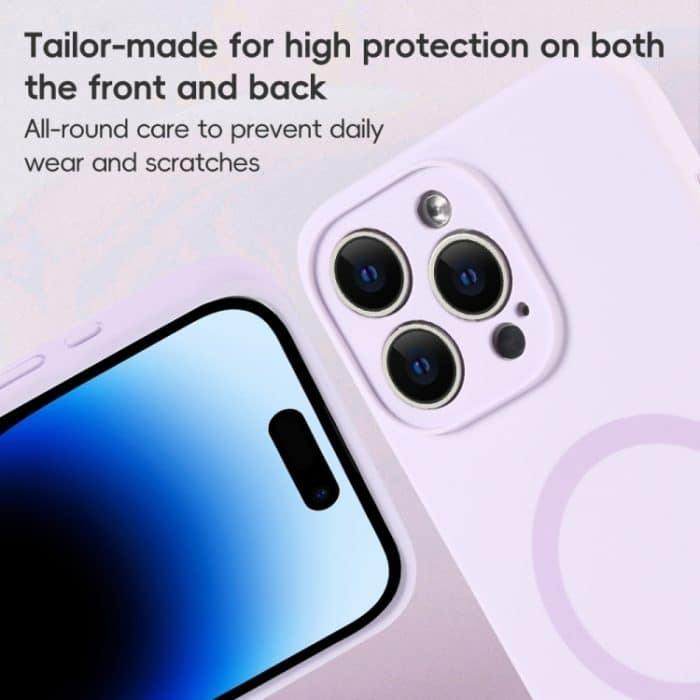 MagSafe-Telefonhülle aus flüssigem Silikon mit feiner Öffnung und reiner Farbe, For iPhone 16 Pro Max, For iPhone 16 Pro – Bild 2