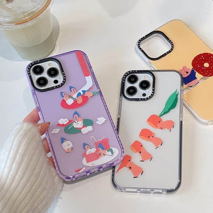 Einfaches Illustrationsmuster Vollständige Abdeckung Handyhülle, For iPhone X / XS – Bild 2