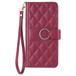 Handyhülle aus Leder mit rhombischer Ringschnalle, For iPhone 16, For iPhone 15 Pro Max, For iPhone 15 Pro, For iPhone 15 Plus – Bild 2