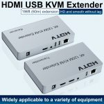 120 m HDMI USB KVM 4K Netzwerk Extender, EU Plug, US Plug, UK Plug – Bild 5