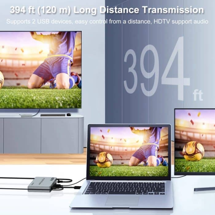 120 m HDMI USB KVM 4K Netzwerk Extender, EU Plug, US Plug, UK Plug – Bild 7