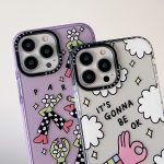 Einfaches Illustrationsmuster Vollständige Abdeckung Handyhülle, For iPhone 15 Plus – Bild 4