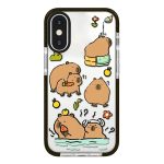 Einfaches Illustrationsmuster Vollständige Abdeckung Handyhülle, For iPhone X / XS