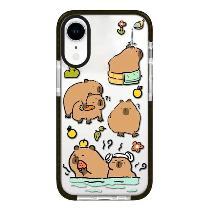 EDA007343327A.jpg Einfaches Illustrationsmuster Vollständige Abdeckung Handyhülle, For iPhone XR – Bild 1