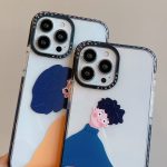 Einfaches Illustrationsmuster Vollständige Abdeckung Handyhülle, For iPhone 14 Pro – Bild 3