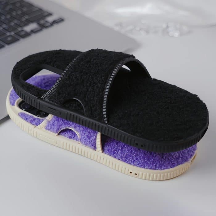 Kreative TPU-Telefonhülle mit Plüsch-Slipper-Design, For iPhone 14 Pro, For iPhone 14 Pro Max, For iPhone 13 Pro Max, For iPhone 13 Pro – Bild 8