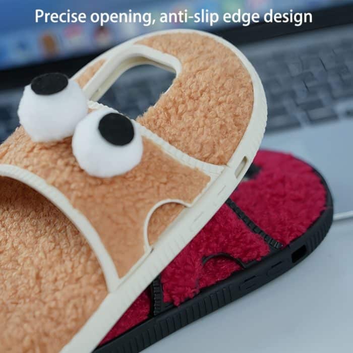 Kreative TPU-Telefonhülle aus Plüsch mit großen Augen und Pantoffel-Design, For iPhone 15 Pro Max, For iPhone 15 Pro, For iPhone 15, For iPhone 14 / 13 – Bild 6