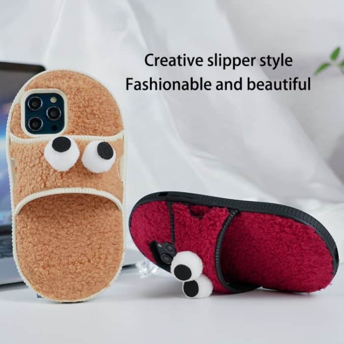 Kreative TPU-Telefonhülle aus Plüsch mit großen Augen und Pantoffel-Design, For iPhone 14 Pro, For iPhone 14 Pro Max, For iPhone 13 Pro Max, For iPhone 13 Pro – Bild 8
