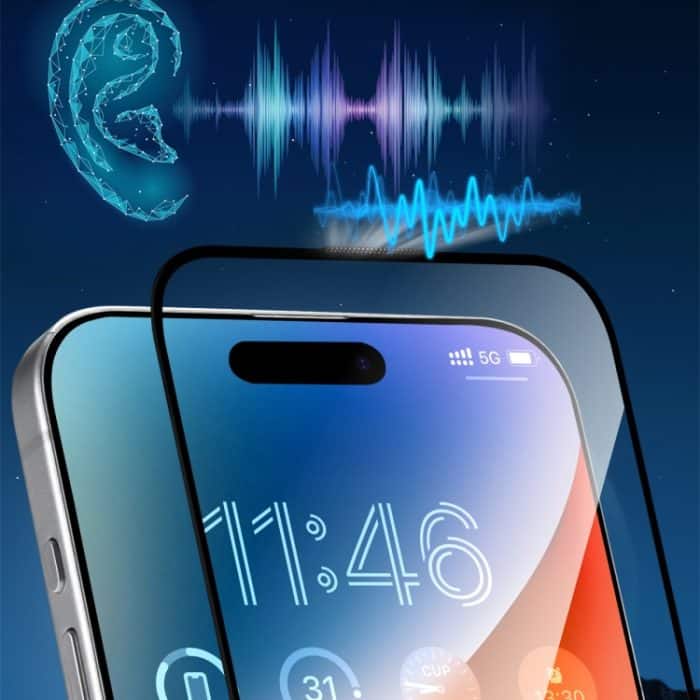JOYROOM Zero Sense Series 2.5D Vollbild-HD-Hartglasfolie, For iPhone 16 Pro Max, For iPhone 16 Pro, For iPhone 16 Plus / 15 Plus, For iPhone 16 / 15 – Bild 6