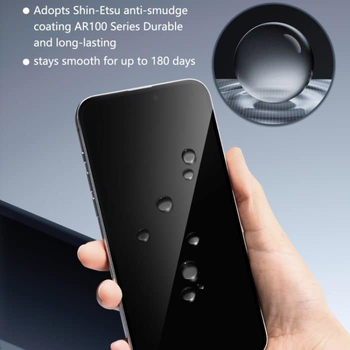 JOYROOM Zero Sense Series 2.5D Vollbild-Sichtschutzfolie aus gehärtetem Glas, For iPhone 16 Pro Max, For iPhone 16 Pro, For iPhone 16 Plus / 15 Plus, For iPhone 16 / 15 – Bild 2