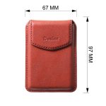 Denior V14 MagSafe magnetische Telefon-Kartenhülle aus echtem Leder – Bild 4