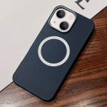 MagSafe-Telefonhülle mit vollständiger Abdeckung und Lederstrukturdesign, For iPhone 14, For iPhone 14 Pro, For iPhone 14 Pro Max