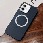 MagSafe-Telefonhülle mit vollständiger Abdeckung und Lederstrukturdesign, For iPhone 16, For iPhone 15 Pro Max, For iPhone 15 Pro